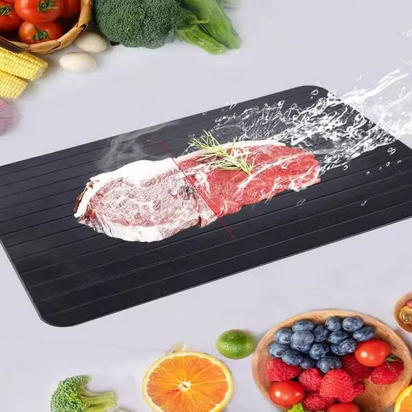 1pc Quick Defrost Tray, Frozen Defrost Tray, Quick Defrost Frozen Food Fruit Defrost Tray, Defrost Tray Plate, Defrost Master, Kitchen Gadget